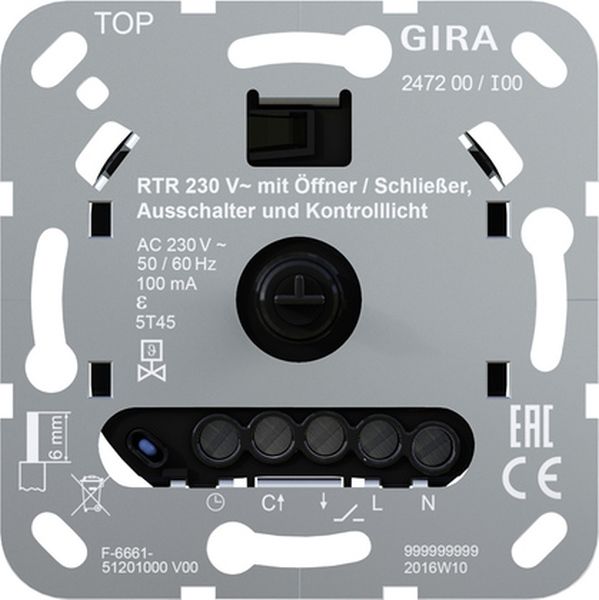 Gira 247200 RTR 230 V Öff./Schließ. Aus + Kontroll Einsatz