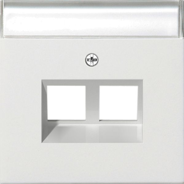 Gira 2640112 Abd. 30° + BSF f. Tragring MJ 2f Flächenschalter Reinweiß