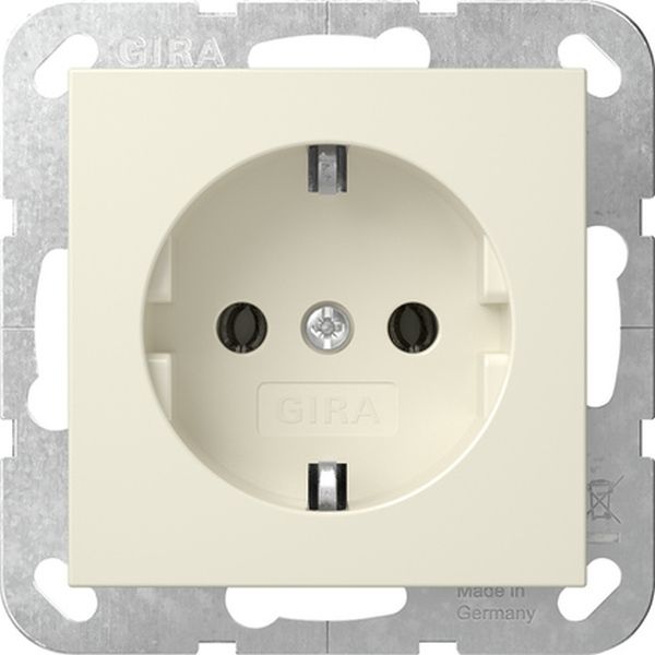 Gira 418801 SCHUKO-Steckd. System 55 Cremeweiß