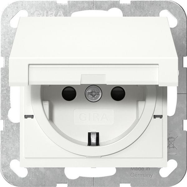 Gira 475403 SCHUKO-Steckd. KD + SP SRK System 55 Reinweiß