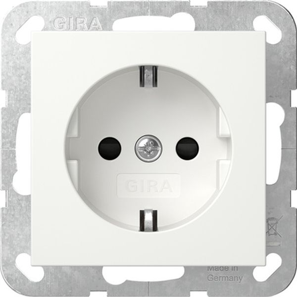 Gira 475503 SCHUKO-Steckd. SP o.Kr. System 55 Reinweiß