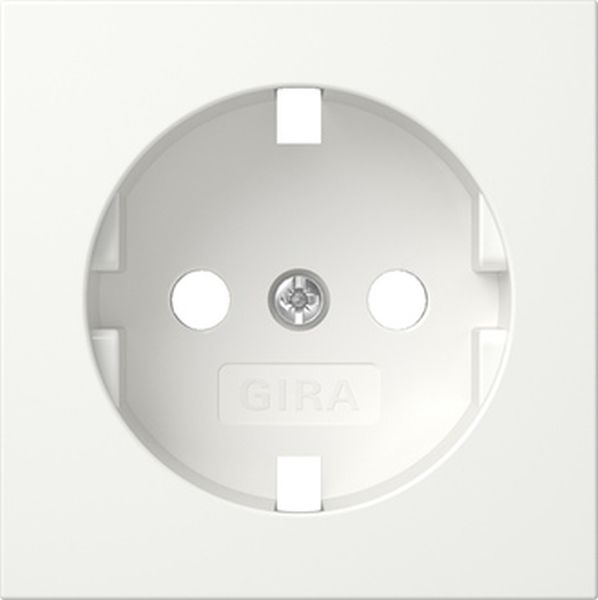 Gira 492003 Abd. SCHUKO-Steckd. System 55 Reinweiß