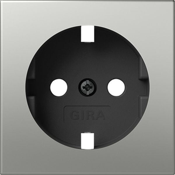 Gira 4920600 Abd. SCHUKO-Steckd. System 55 Edelstahl