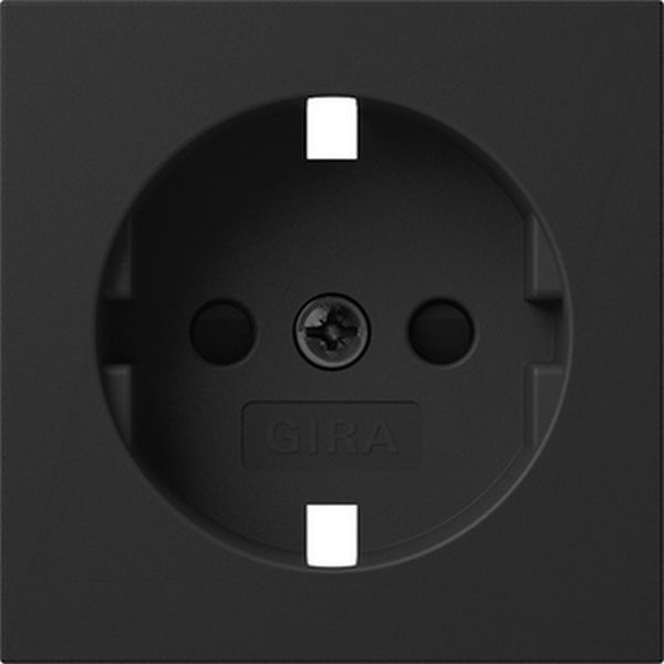 Gira 4921005 Abd. SCHUKO-Steckd. SP System 55 Schwarz m