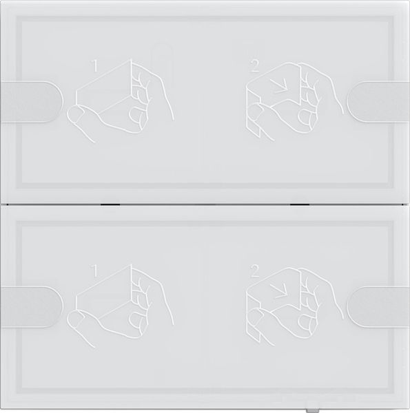 Gira 5002003 Tastsens.4.95 Komfort 2f OneKNX Weiß