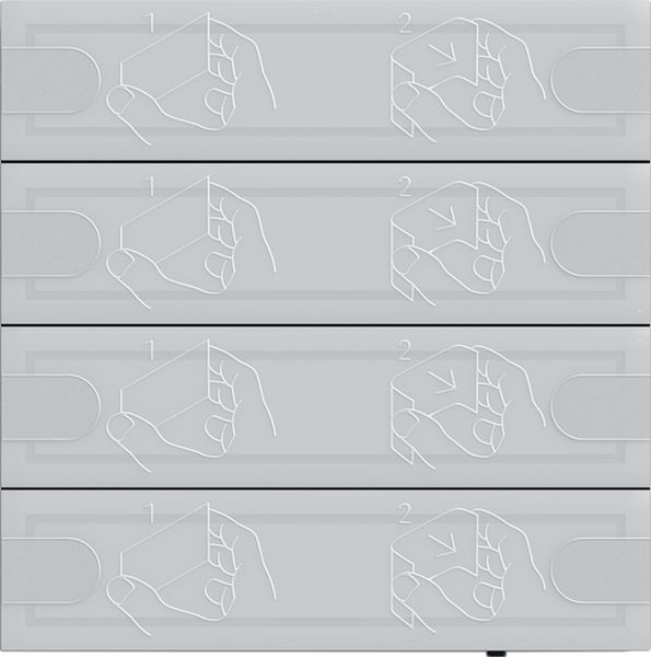 Gira 5004028 Tastsens.4.95 Komfort 4f OneKNX Anthrazit