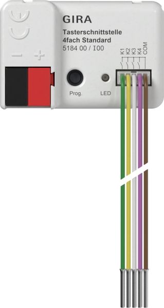 Gira 518400 Tasterschnittst. 4f Standard OneKNX