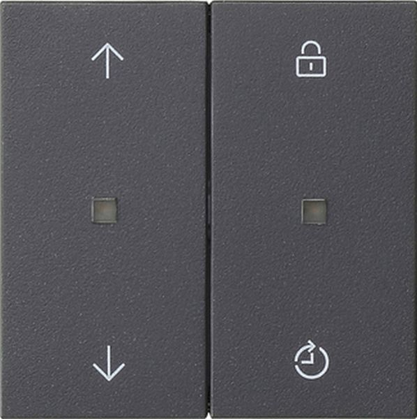 Gira 549228 Gira eNet Funk Bedienaufs. Memory Pfeile System 55 Anthrazit