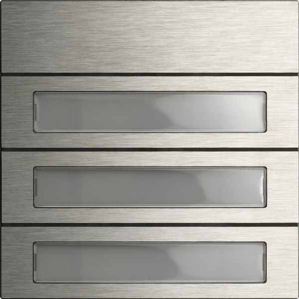 Gira 5533920 Ruftastenmodul 3f System 106 Edelstahl