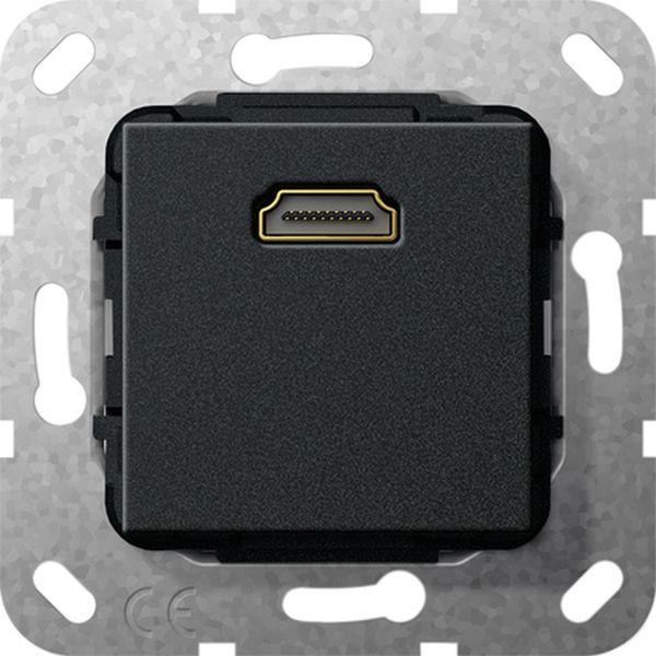 Gira 566910 HDMI Kpl. Einsatz Schwarz m