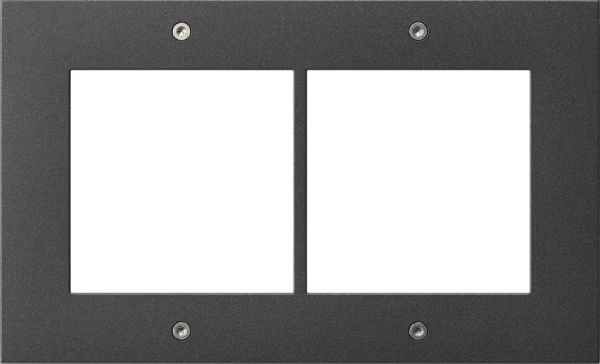 Gira 850267 Designrahmen 2f Türstation AP Gira TX_44 Anthrazit