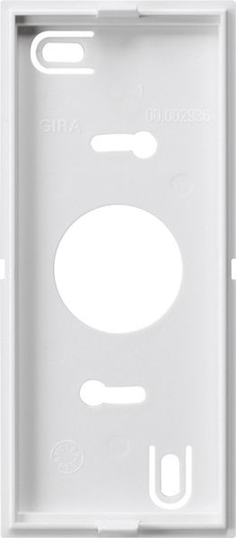 Gira 850503 Montagepl. Wohnungsstation AP + Gong System 55 Reinweiß