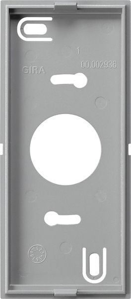 Gira 850526 Montagepl. Wohnungsstation AP + Gong System 55 F Alu