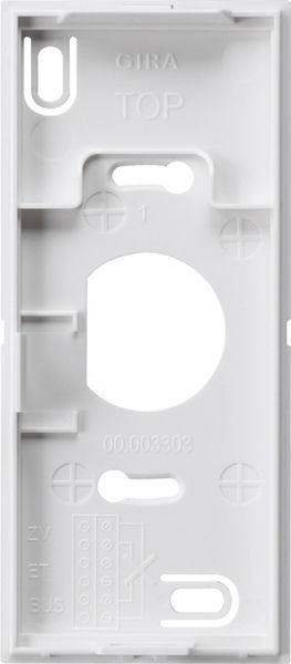Gira 851003 Montagepl. Wohnungsstation Video AP System 55 Reinweiß