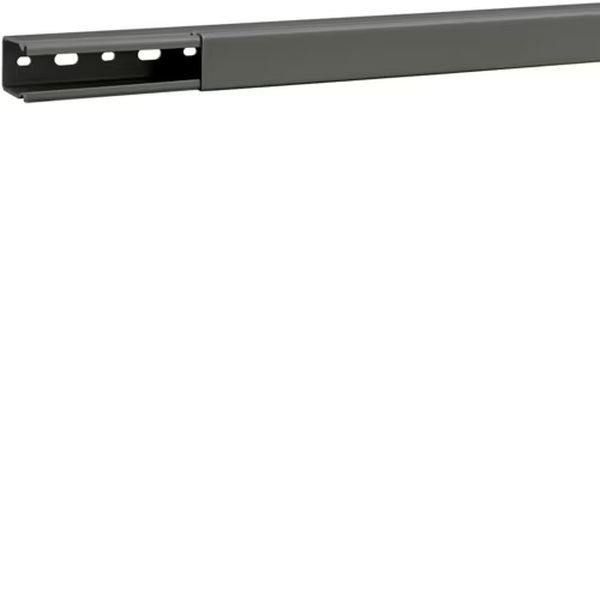 Hager B4002507030B Verdrahtungskanal ohne Seitenstanzung aus PVC BA6 40x25mm steingrau 2 Meter