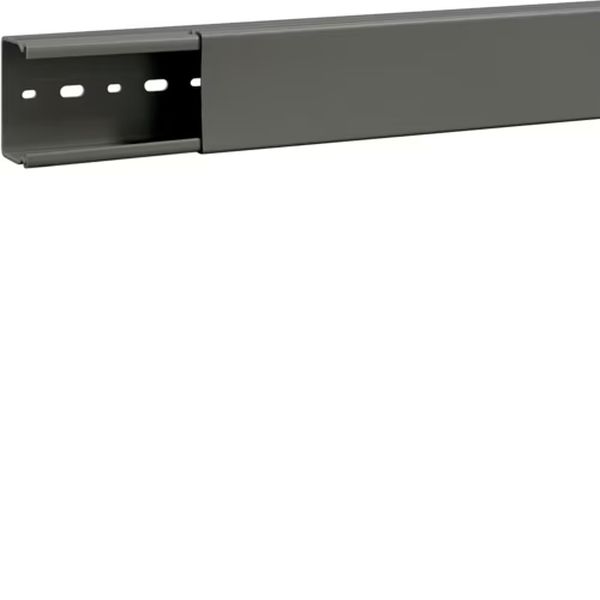 Hager B4006007030B Verdrahtungskanal ohne Seitenstanzung aus PVC BA6 40x60mm steingrau 2 Meter