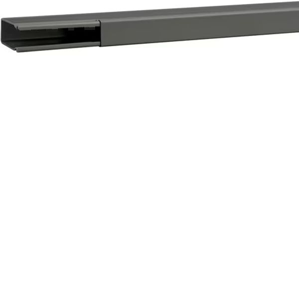 Hager B6002507030O Verdrahtungskanal ohne Boden-/Seitenstanzung aus PVC BA6 60x25mm steingrau 2 Meter
