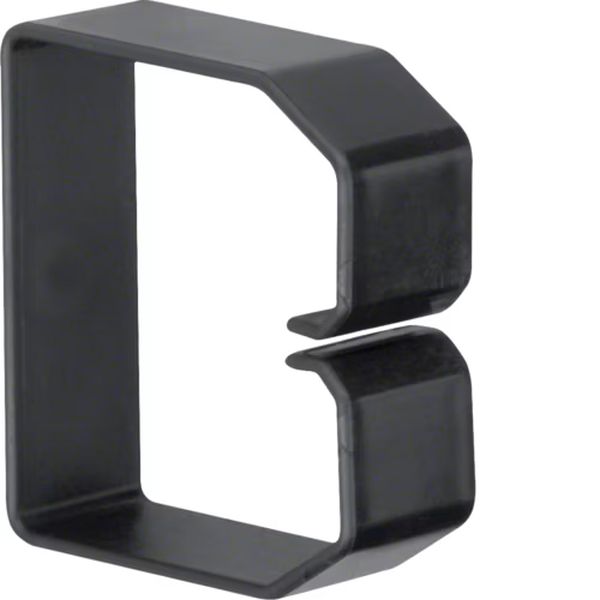 Hager B600603 Klammer aus PVC zu Verdrahtungskanal BA6 60x60mm schwarz