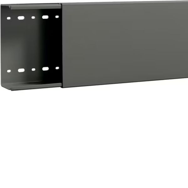 Hager B6015007030B Verdrahtungskanal ohne Seitenstanzung aus PVC BA6 60x150mm steingrau 2 Meter