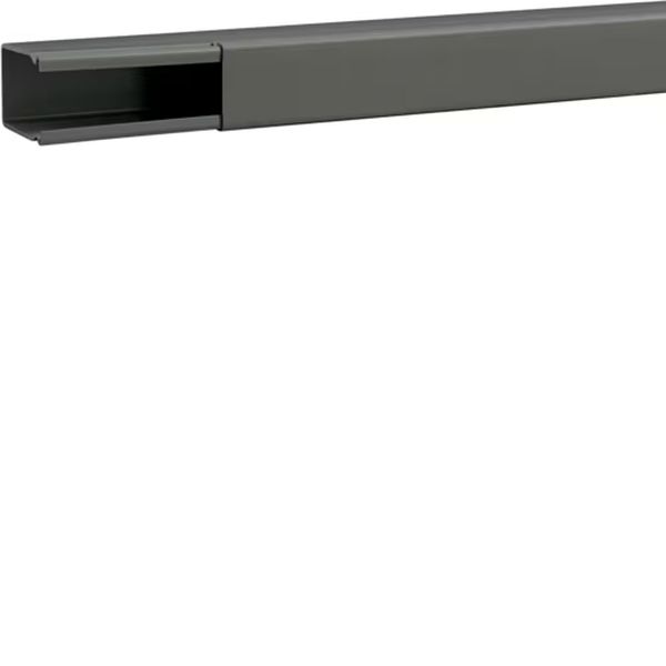 Hager B8004007030O Verdrahtungskanal ohne Boden-/Seitenstanzung aus PVC BA6 80x40mm steingrau 2 Meter