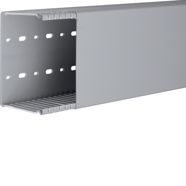 Hager BA68012007030B Verdrahtungskanal aus PVC BA6 80x120mm steingrau 2 Meter