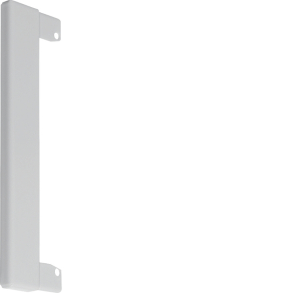 Hager BR210DWK7035 Abschlussstück für Wand-Blende zu BR/A/H/S Breite 210mm Stahlblech lichtgrau
