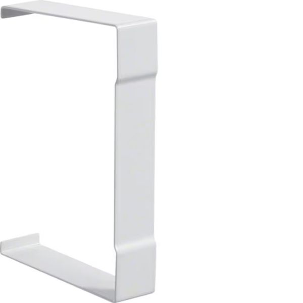 Hager BR8513079016 Schnittkaschierung zu BR/A/S 85x130mm Oberteil 80mm aus Stahlblech verkehrsweiß