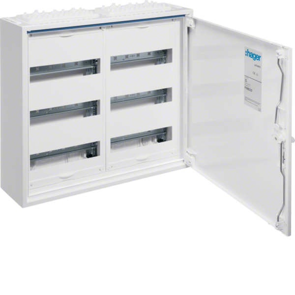Hager FWB32S Feldverteiler AP univers IP44 SKII 72PLE 500x550x161mm QuickConnect