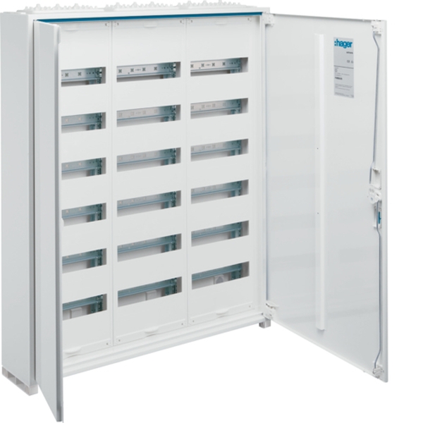 Hager FWB63S Feldverteiler AP univers IP44 SKII 216PLE 950x800x161mm QuickConnect