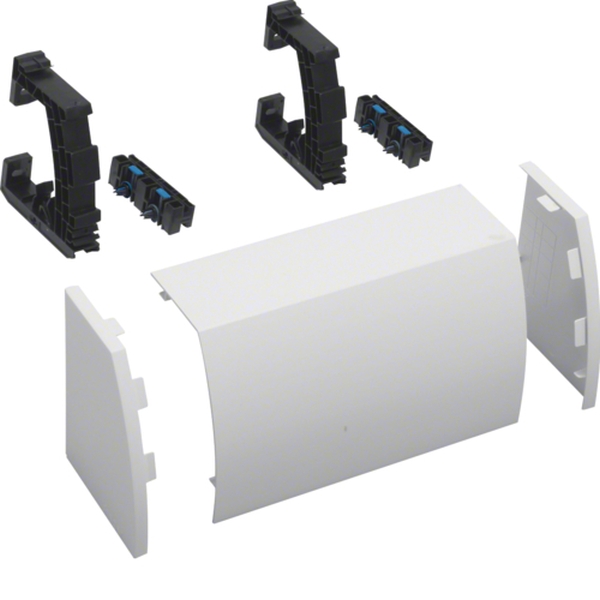 Hager FZ441N Kabelrangierkanal 1-feldig aufsteckbar HxBxT176x300x135mm RAL9010