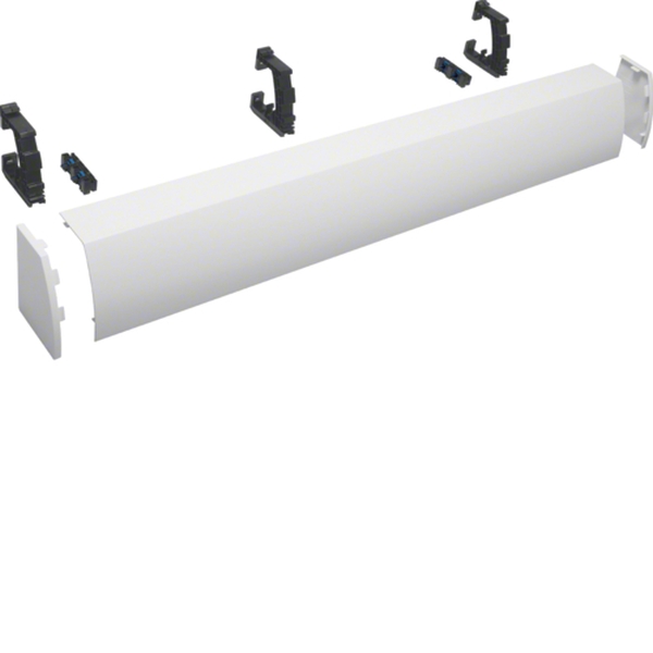 Hager FZ445N Kabelrangierkanal 5-feldig aufsteckbar HxBxT176x1300x135mm RAL9010