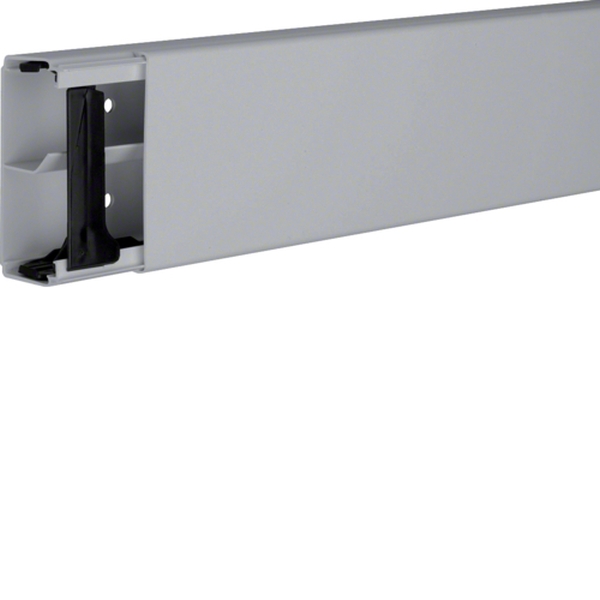 Hager LF4009107030 Leitungsführungskanal mit Trennwand PVC LF 40x90mm steingrau 2 Meter
