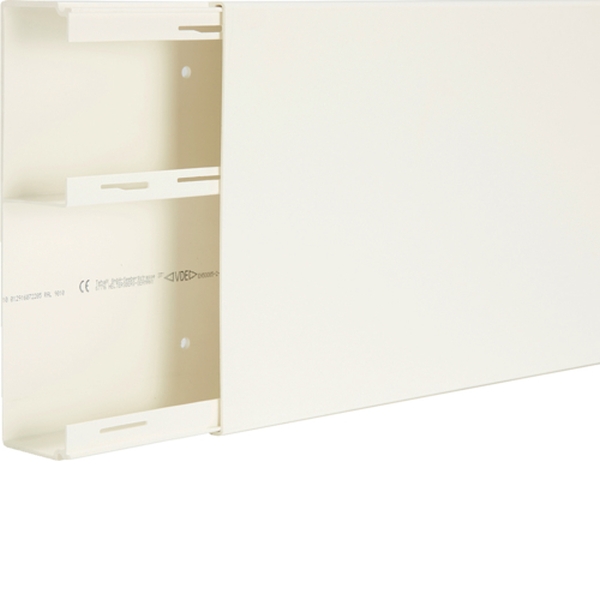 Hager LF6023109016 Leitungsführungskanal mit Trennwand PVC LF 60x230mm verkehrsweiß 2 Meter