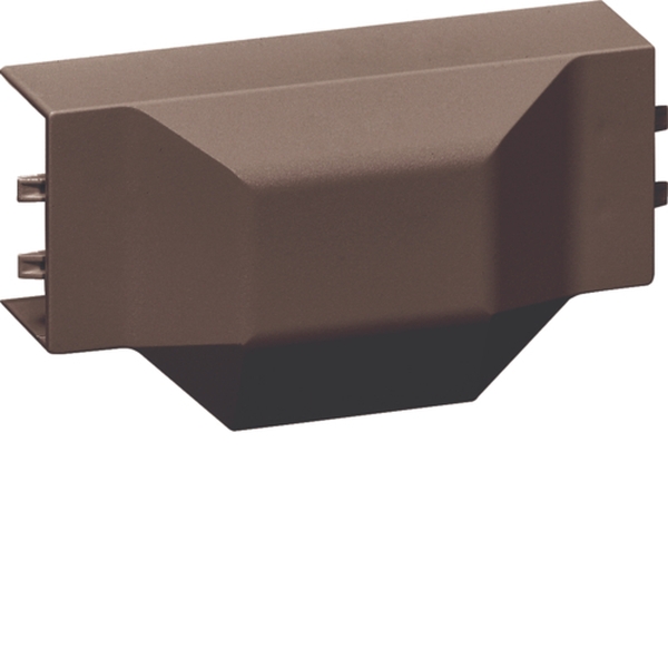 Hager M61468014 T-Stück schnittkaschierend aus Kunststoff halogenfrei zu LF 20x35mm braun