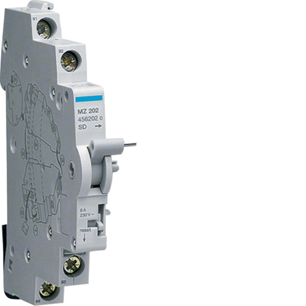 Hager MZ202 Signalkontakt für MCB RCBO < 125A 1 Schließer und 1 Öffner 6A 240V