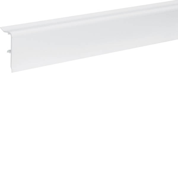 Hager SL2005729010 Sockelleistenkanal-Oberteil 20x50 mit 2 Weichlippen,reinweiß 2 Meter