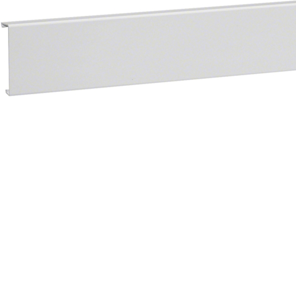 Hager SL2008029010 Sockelleistenkanal-Oberteil PVC zu SL 20x80mm reinweiß 2 Meter
