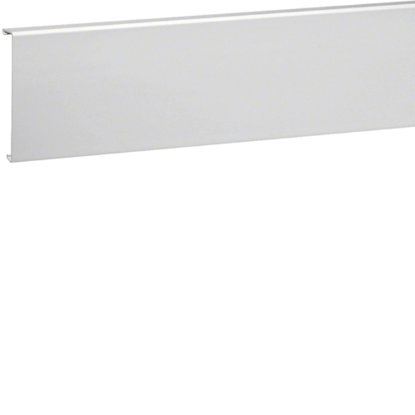 Hager SL2011529010 Sockelleistenkanal-Oberteil PVC zu SL 20x115mm reinweiß 2 Meter