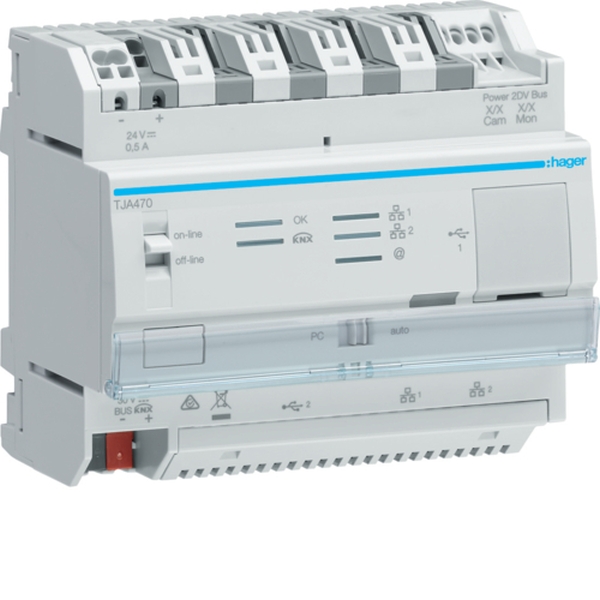 Hager TJA470 domovea expert mit easy IoT und Access Gate