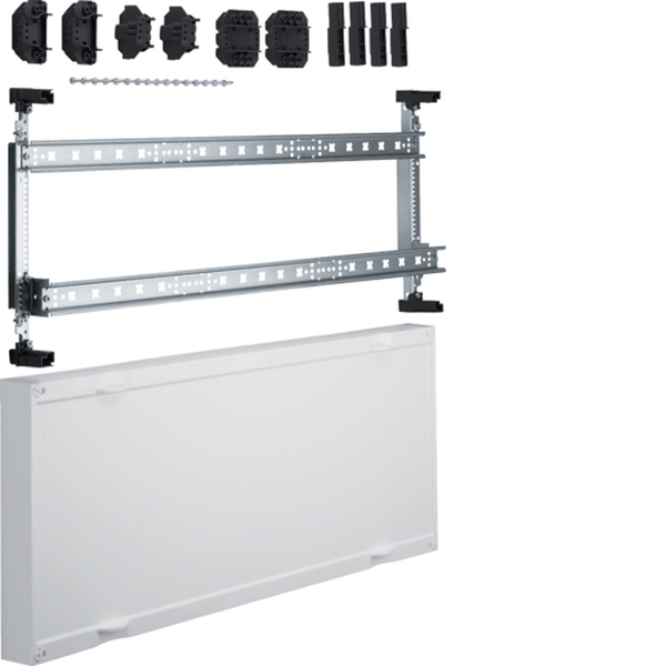 Hager UD23A1 Baustein univers N 300x750mm für Reihenklemmen waagerecht