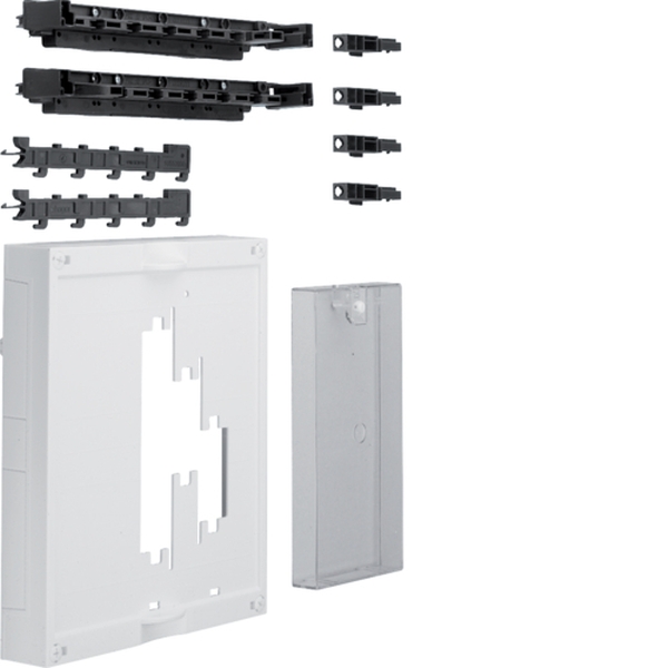 Hager UE21A7 Baustein univers N 300x250mm für 1 NH00-Unterteil 4-polig auf Sammelschienen 40mm