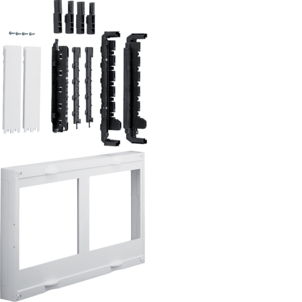 Hager UE22A4B Baustein univers N 300x500mm für 4 Trenner NH00 auf Sammelschienensystem 40mm