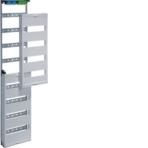 Hager UW81U Einbausatz univers FW mit Hutschienen für Feldverteiler UP 8 reihig 1200x250mm QC