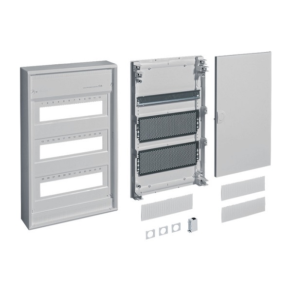 Hager VA36APZ Kleinverteiler Volta APV 3x12PLE IP30 Tür und RJ45-Buchse