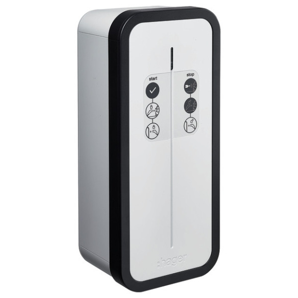 Hager XEV1K11T2 Ladestation witty start 11/22kW mit Schlüsselschalter und Typ2 Ladesteckdose