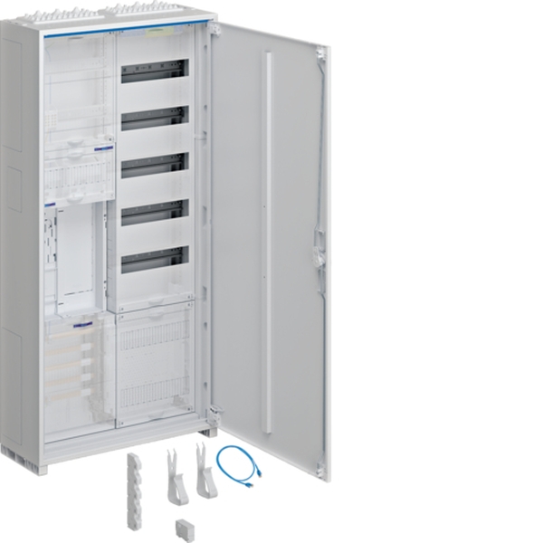 Hager ZB32ET215W1 Komplettschrank universZ 1 ZP BKE-I APZ VT5 1100mm 2-feldig ESA