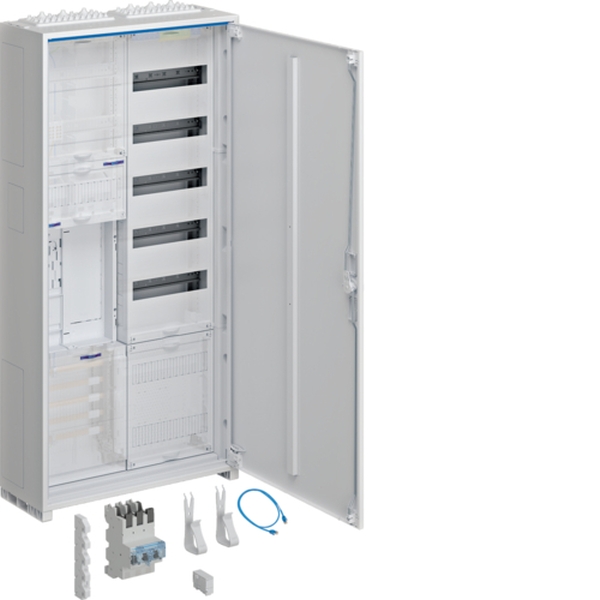Hager ZB32SEQ15A Komplettschrank universZ 1 Zählerplatz RES BKE-I OKK VT5 APZ SLS 50A ESA 1100x550x205mm IP44