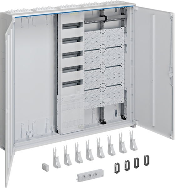Hager ZB35APZ2 Systemschrank Multimedia universZ SKII IP44 VF-5rh/APZ 5-feldig