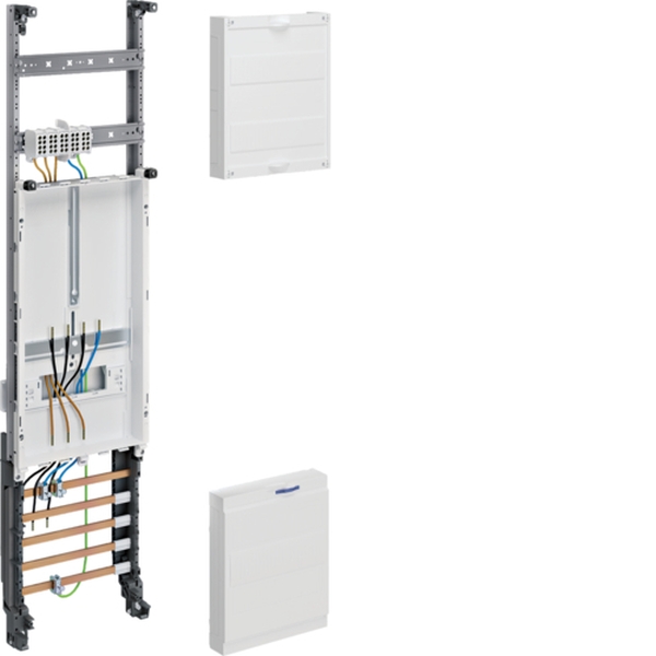 Hager ZH30D5S Komplettfeld universZ 1050mm 1feldig 1 Zählerplatz 5-polig mit Verdrahtung 16mm²