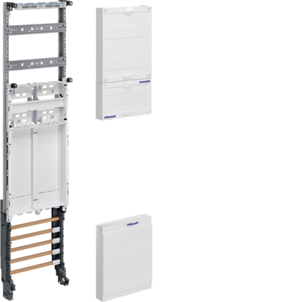 Hager ZH32ES Komplettfeld universZ 2 Reserveplätze,BKE-I,Höhe 1050mm 1-feldig mit Sammelschienen